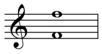First and second octave F on the oboe