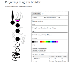Fingering diagram builder, version 0.3 | Bret Pimentel, woodwinds