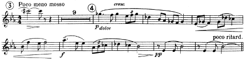From Finzi, Five Bagatelles.