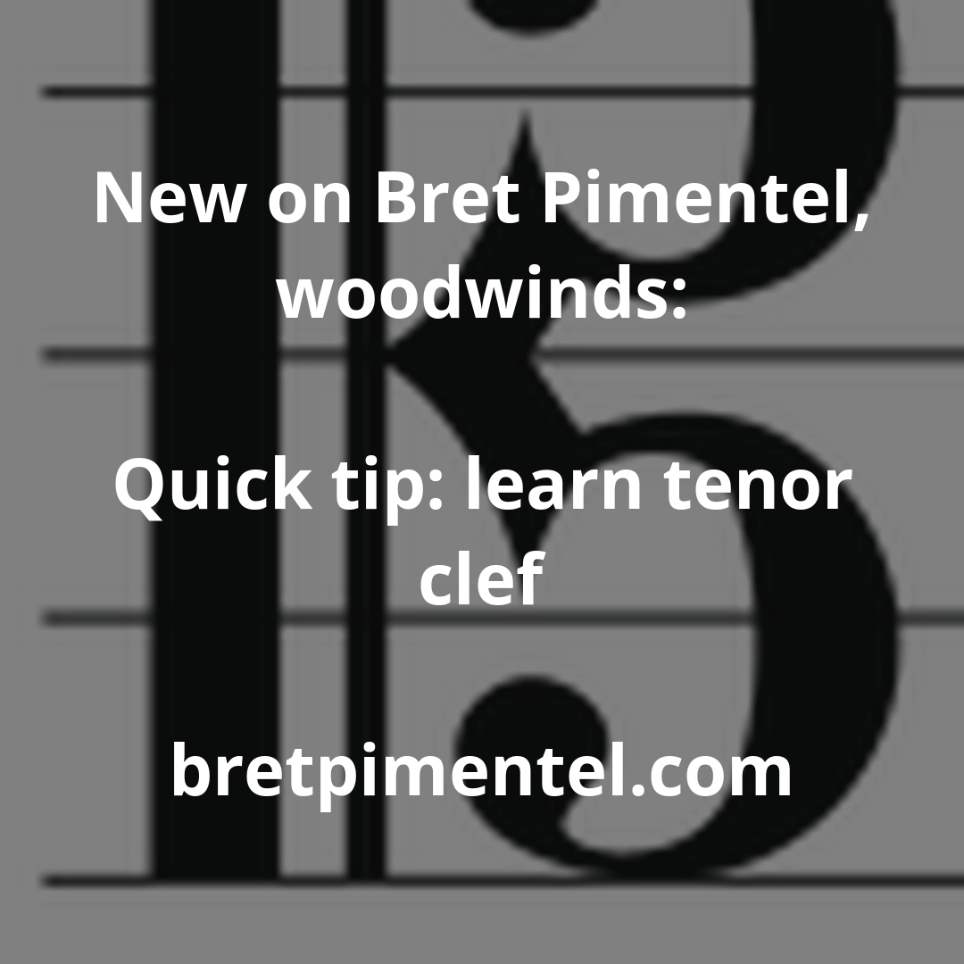 Quick tip: learn tenor clef