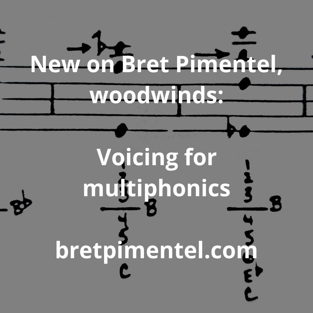 Voicing for multiphonics