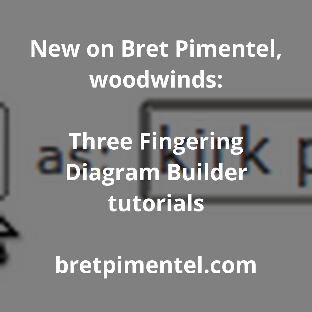 Three Fingering Diagram Builder tutorials