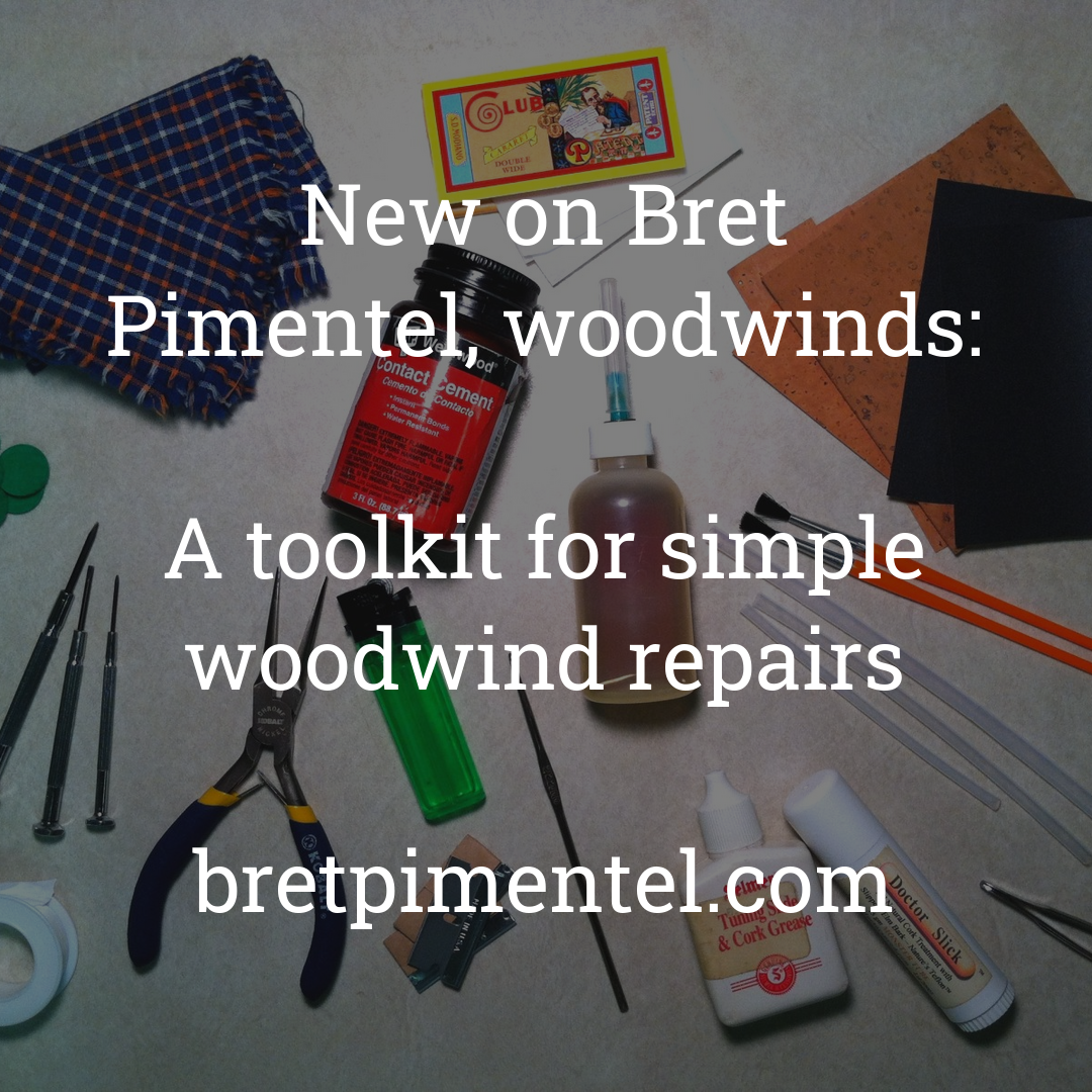A toolkit for simple woodwind repairs