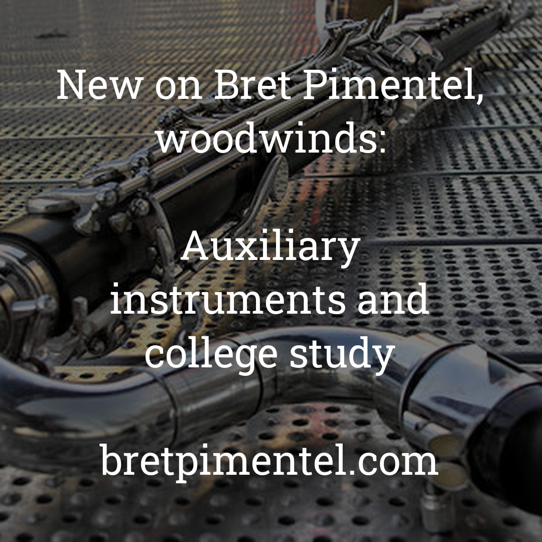 Auxiliary instruments and college study
