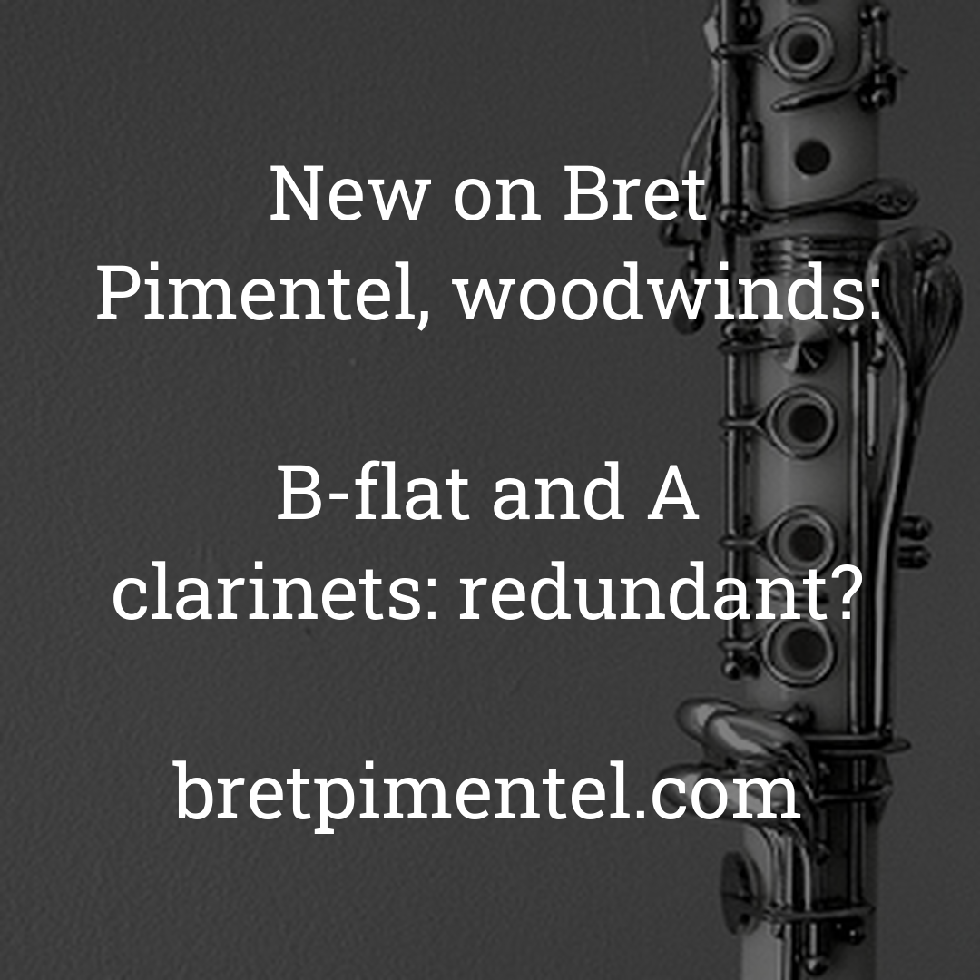 B-flat and A clarinets: redundant?