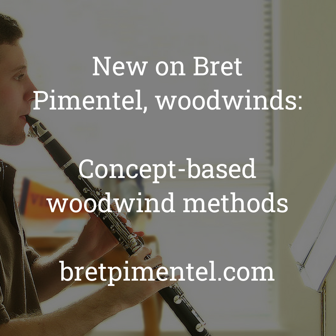 Concept-based woodwind methods