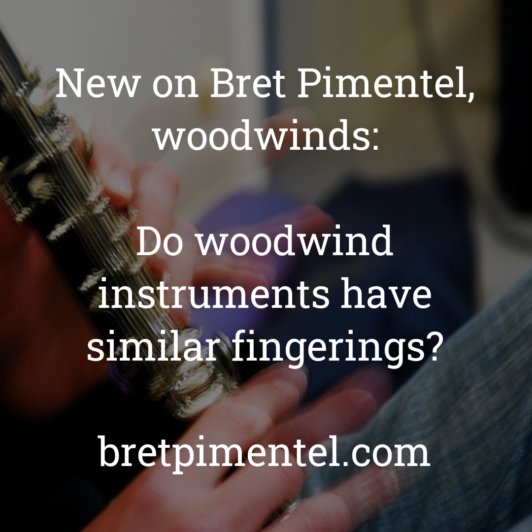 Do woodwind instruments have similar fingerings?