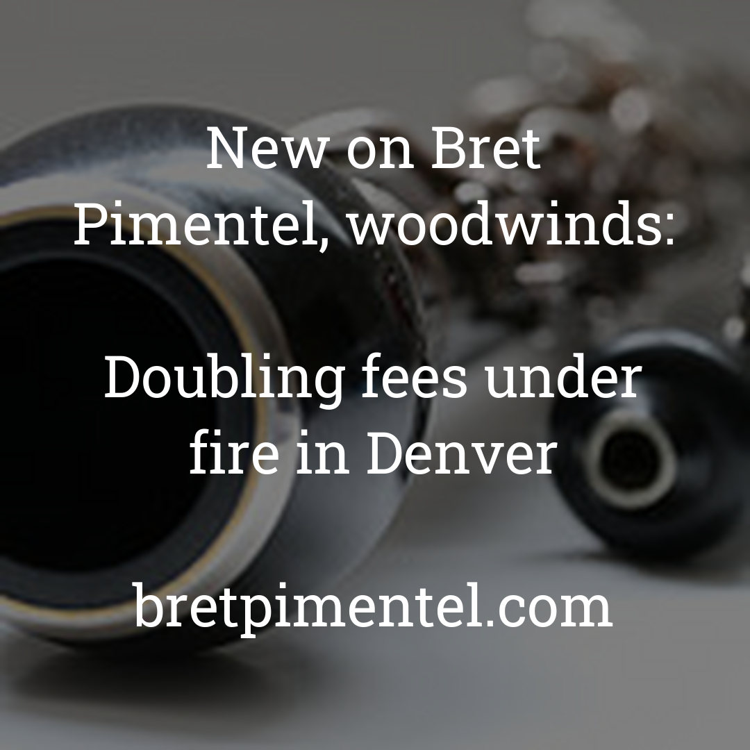Doubling fees under fire in Denver