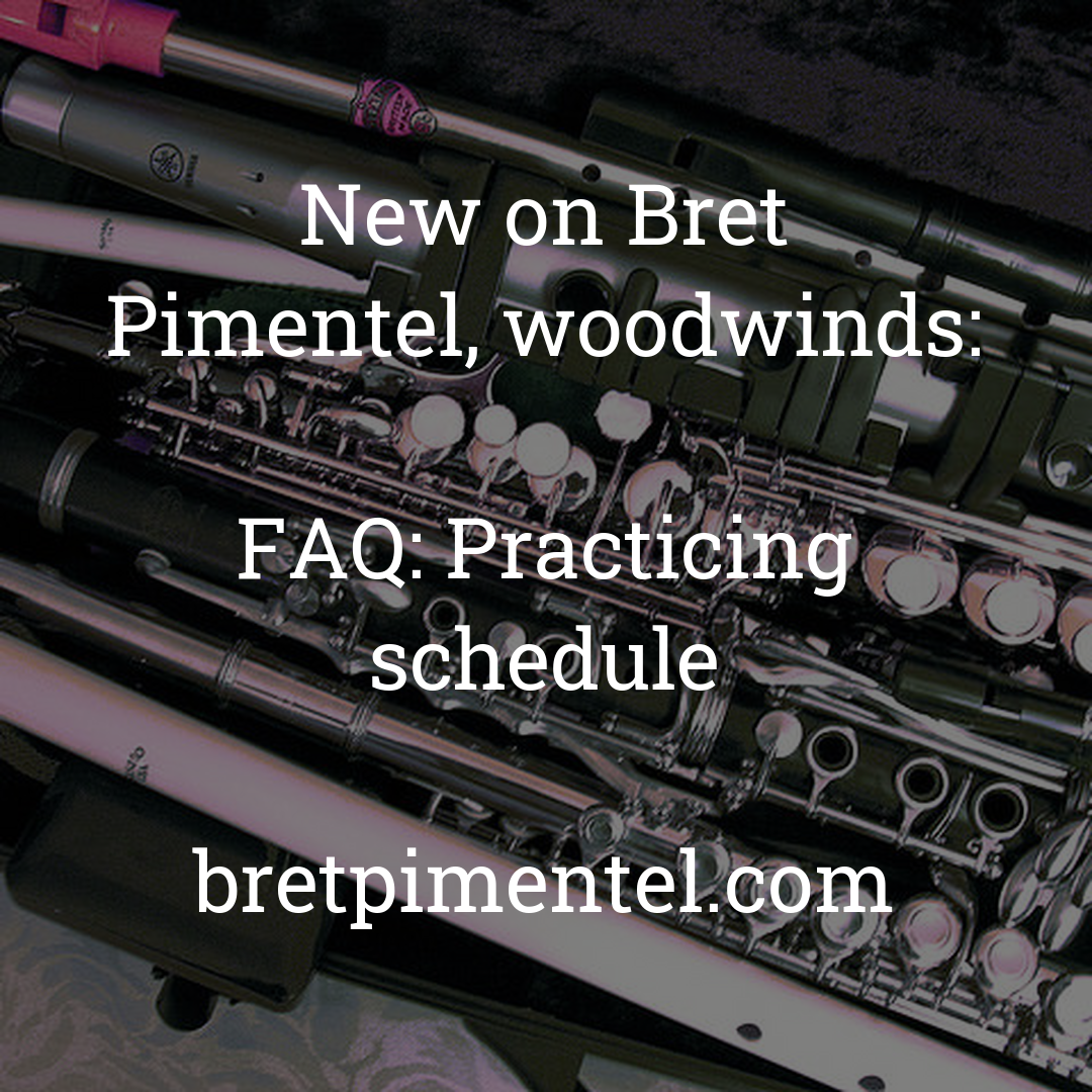 FAQ: Practicing schedule