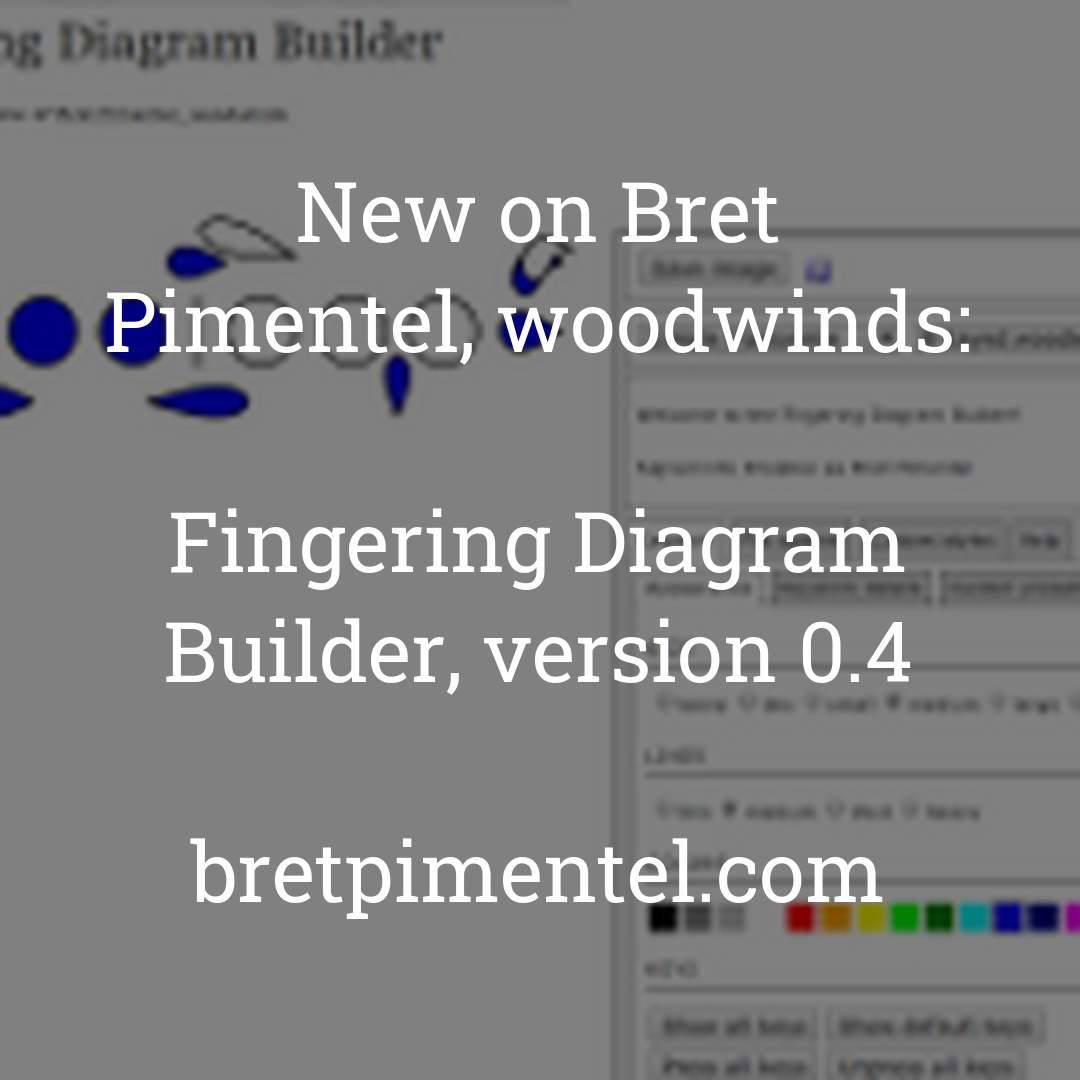 Fingering Diagram Builder, version 0.4