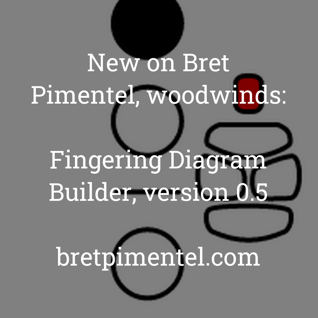 Fingering Diagram Builder, version 0.5