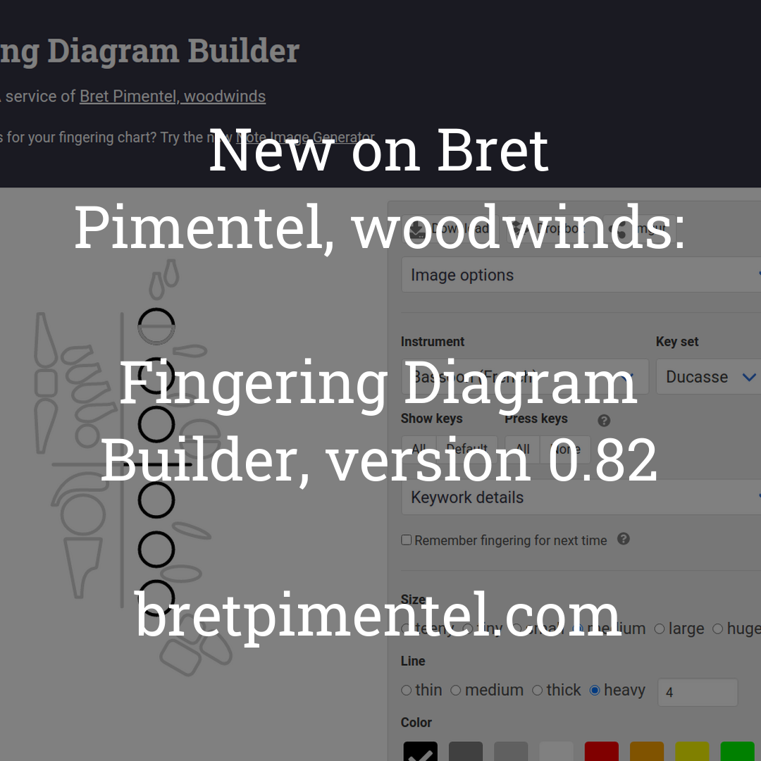 Fingering Diagram Builder, version 0.82