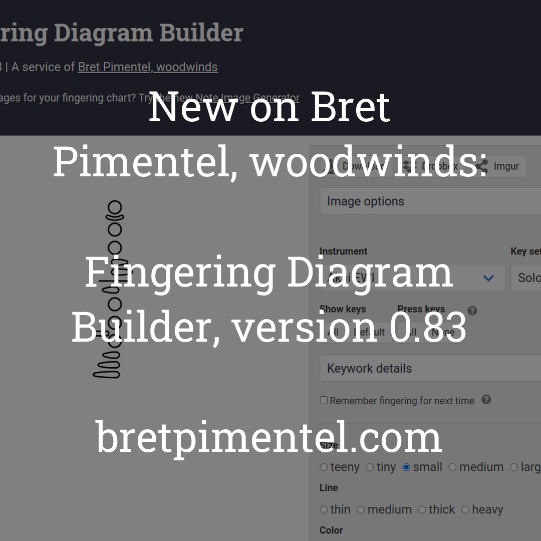 Fingering Diagram Builder, version 0.83