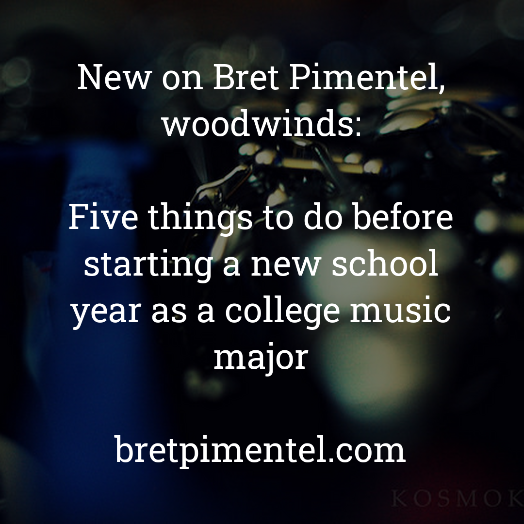 Five things to do before starting a new school year as a college music major