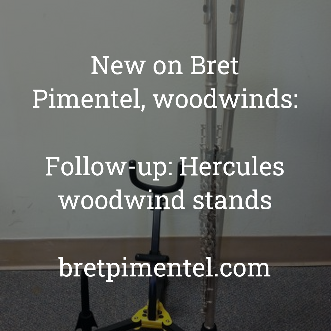 Follow-up: Hercules woodwind stands