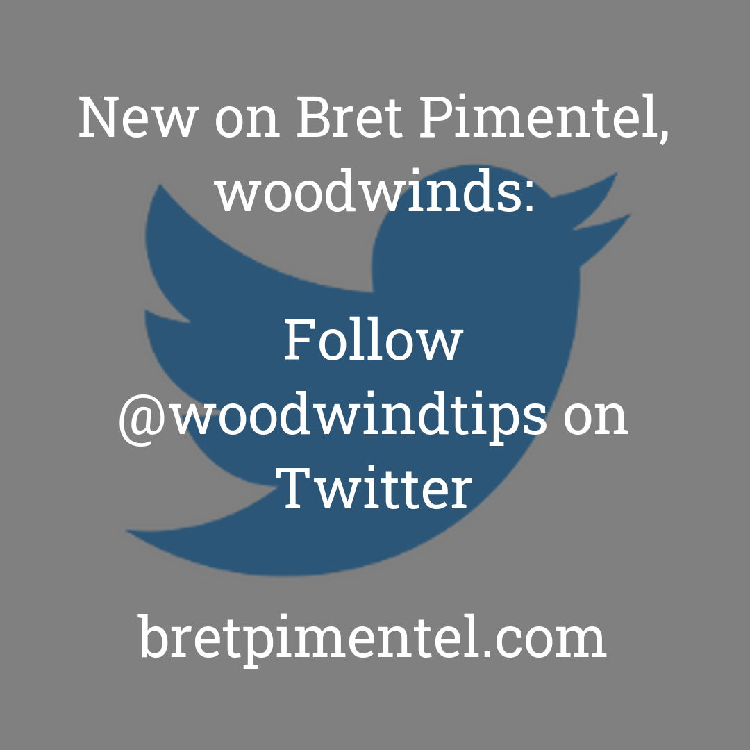 Follow @woodwindtips on Twitter