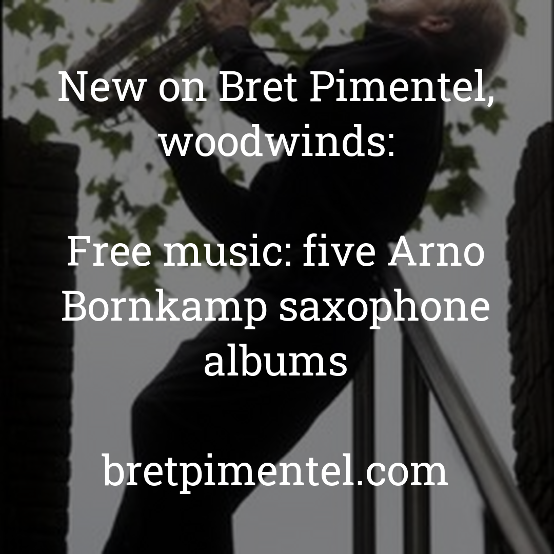 Free music: five Arno Bornkamp saxophone albums