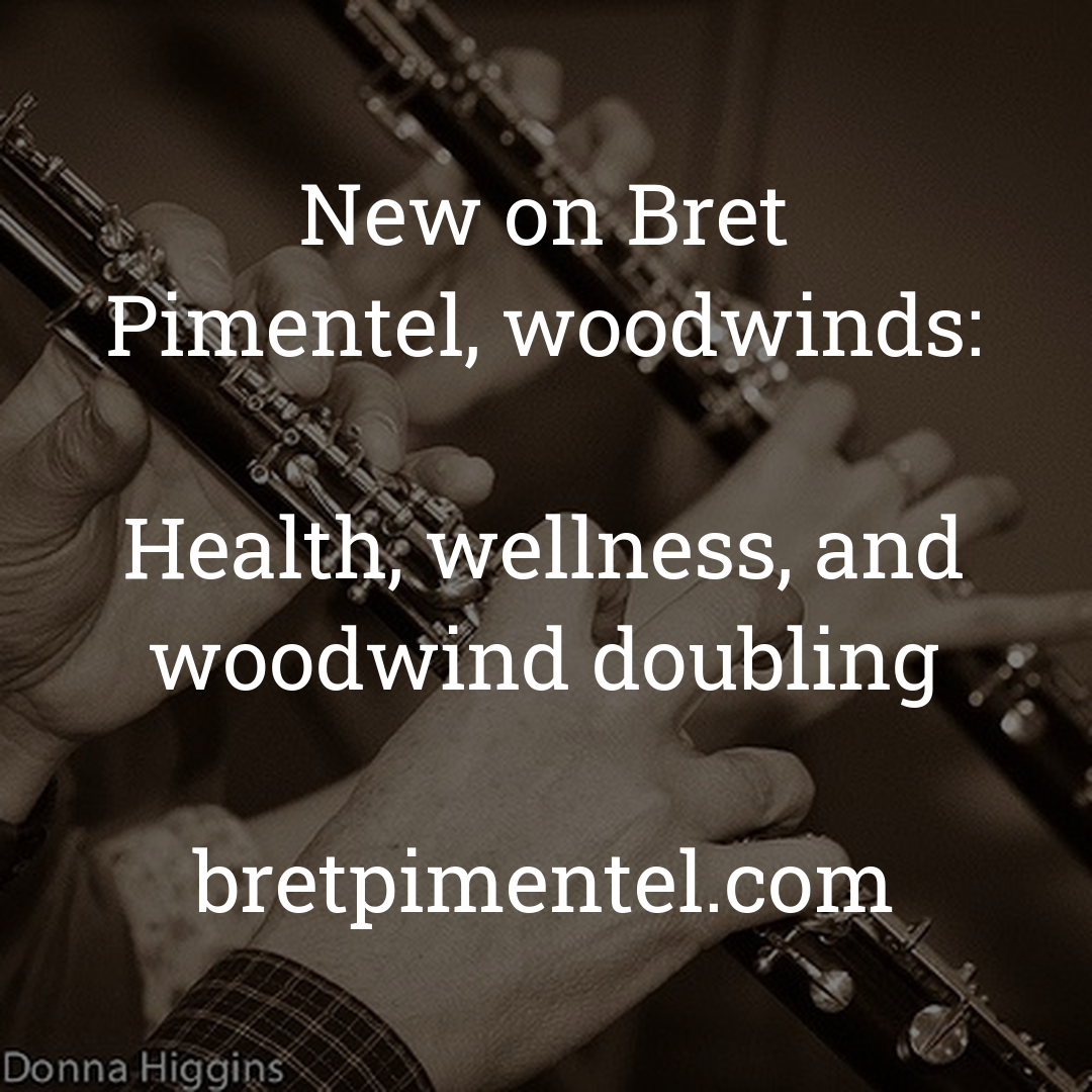 Health, wellness, and woodwind doubling