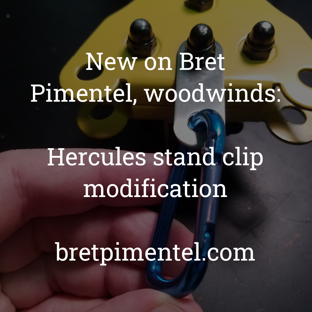 Hercules stand clip modification