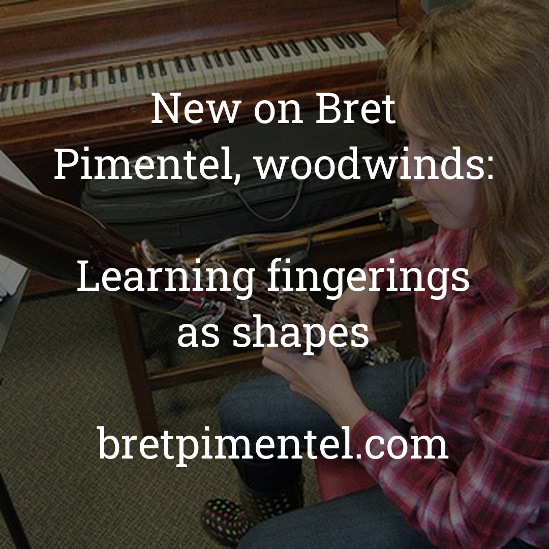Learning fingerings as shapes