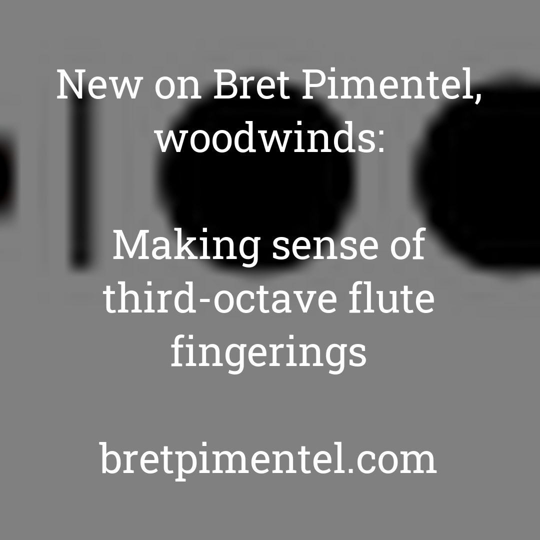 Making sense of third-octave flute fingerings