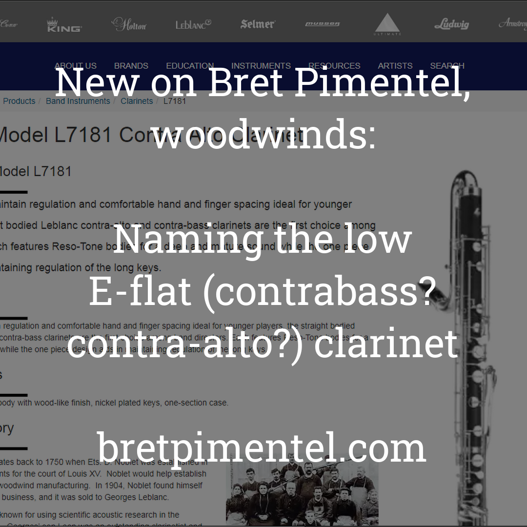Naming the low E-flat (contrabass? contra-alto?) clarinet