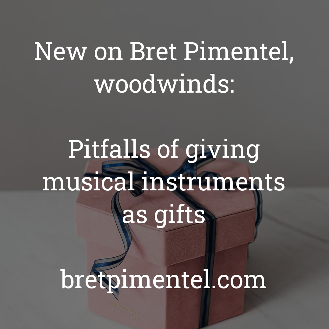 Pitfalls of giving musical instruments as gifts
