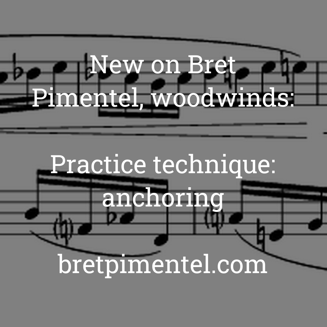 Practice technique: anchoring