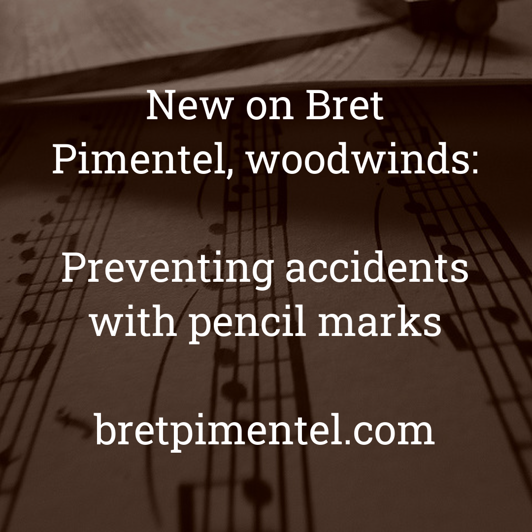Preventing accidents with pencil marks