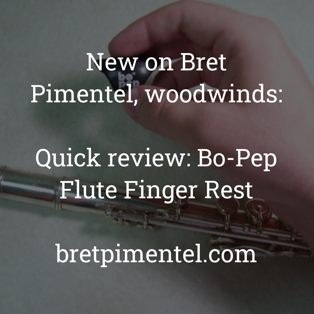 Quick review: Bo-Pep Flute Finger Rest
