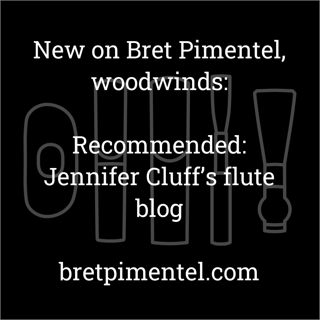 Recommended: Jennifer Cluff’s flute blog