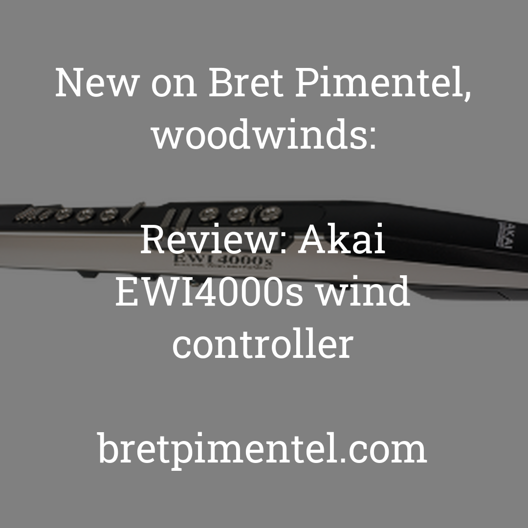 Review: Akai EWI4000s wind controller