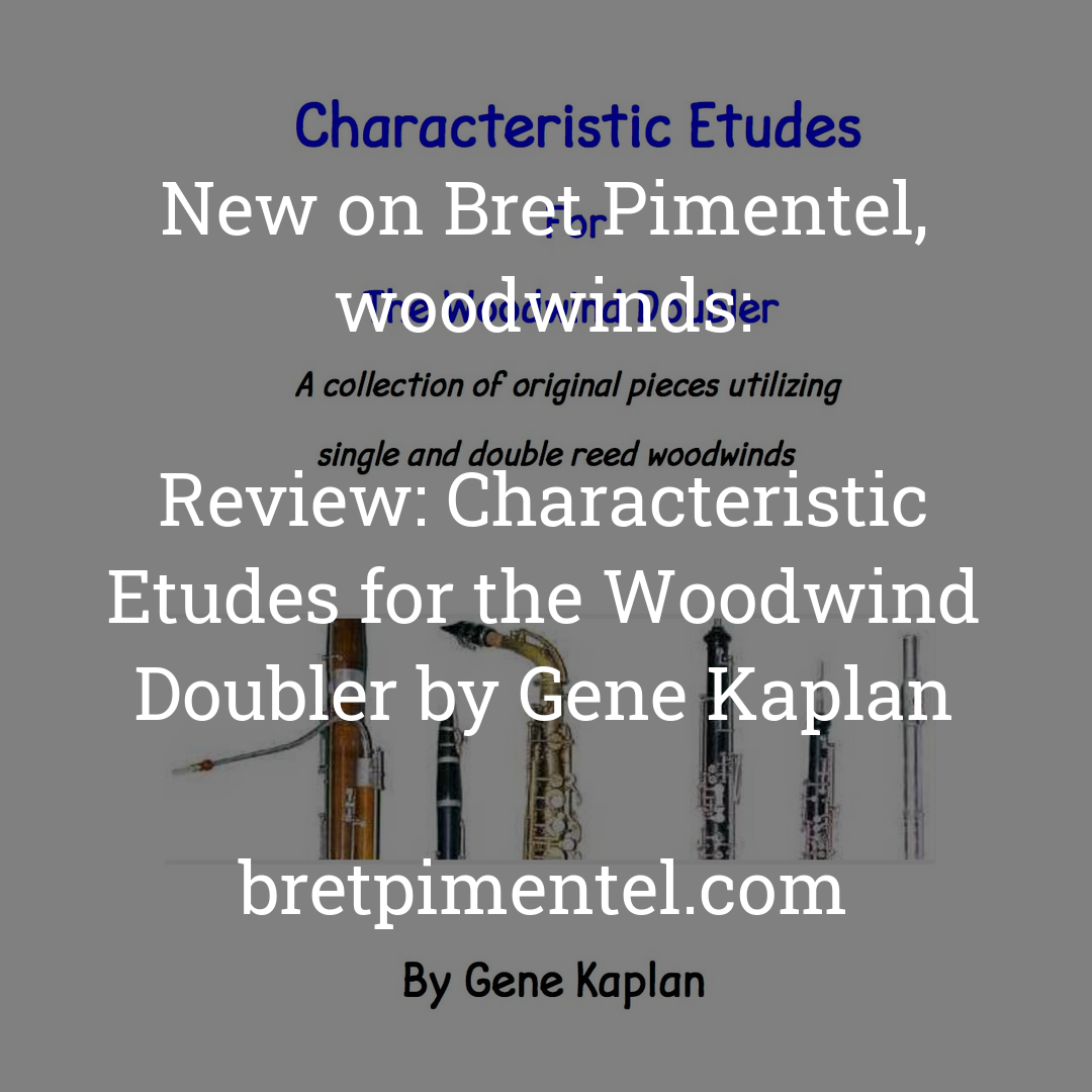 Review: Characteristic Etudes for the Woodwind Doubler by Gene Kaplan