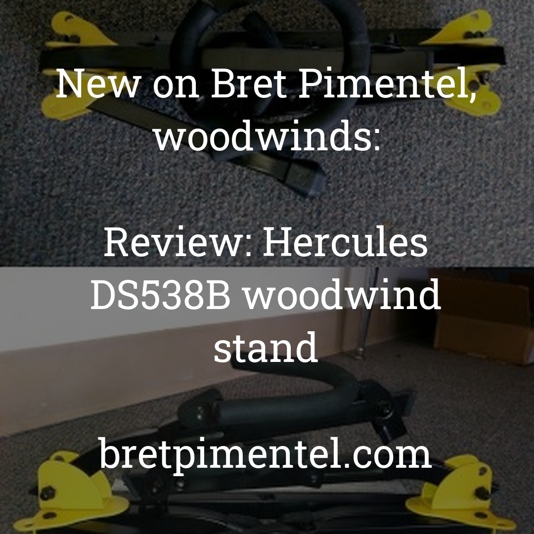 Review: Hercules DS538B woodwind stand