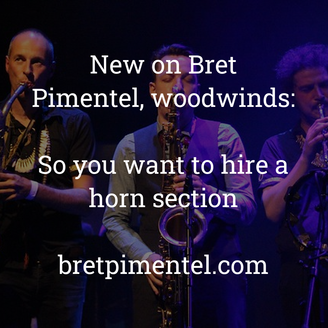 So you want to hire a horn section