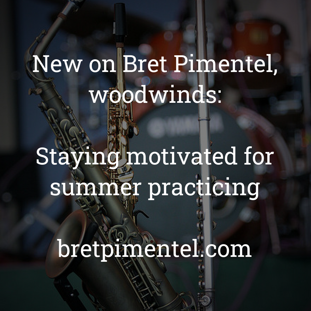 Staying motivated for summer practicing