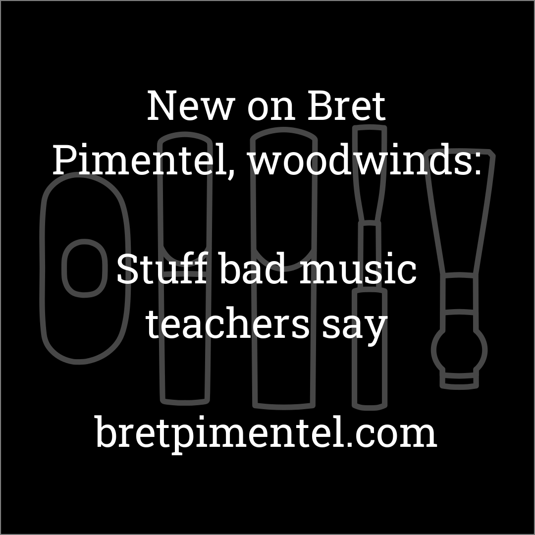 Stuff bad music teachers say
