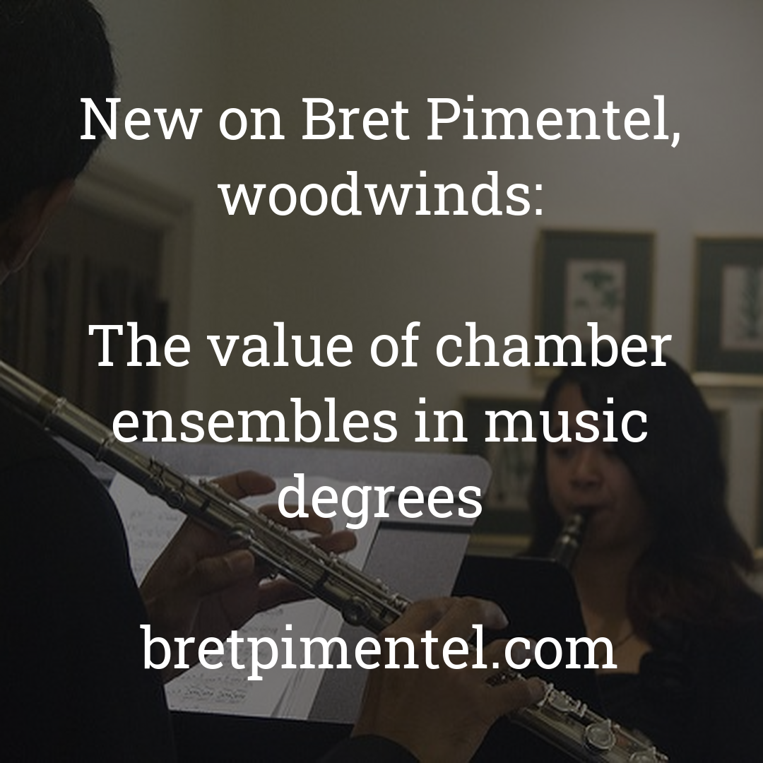 The value of chamber ensembles in music degrees