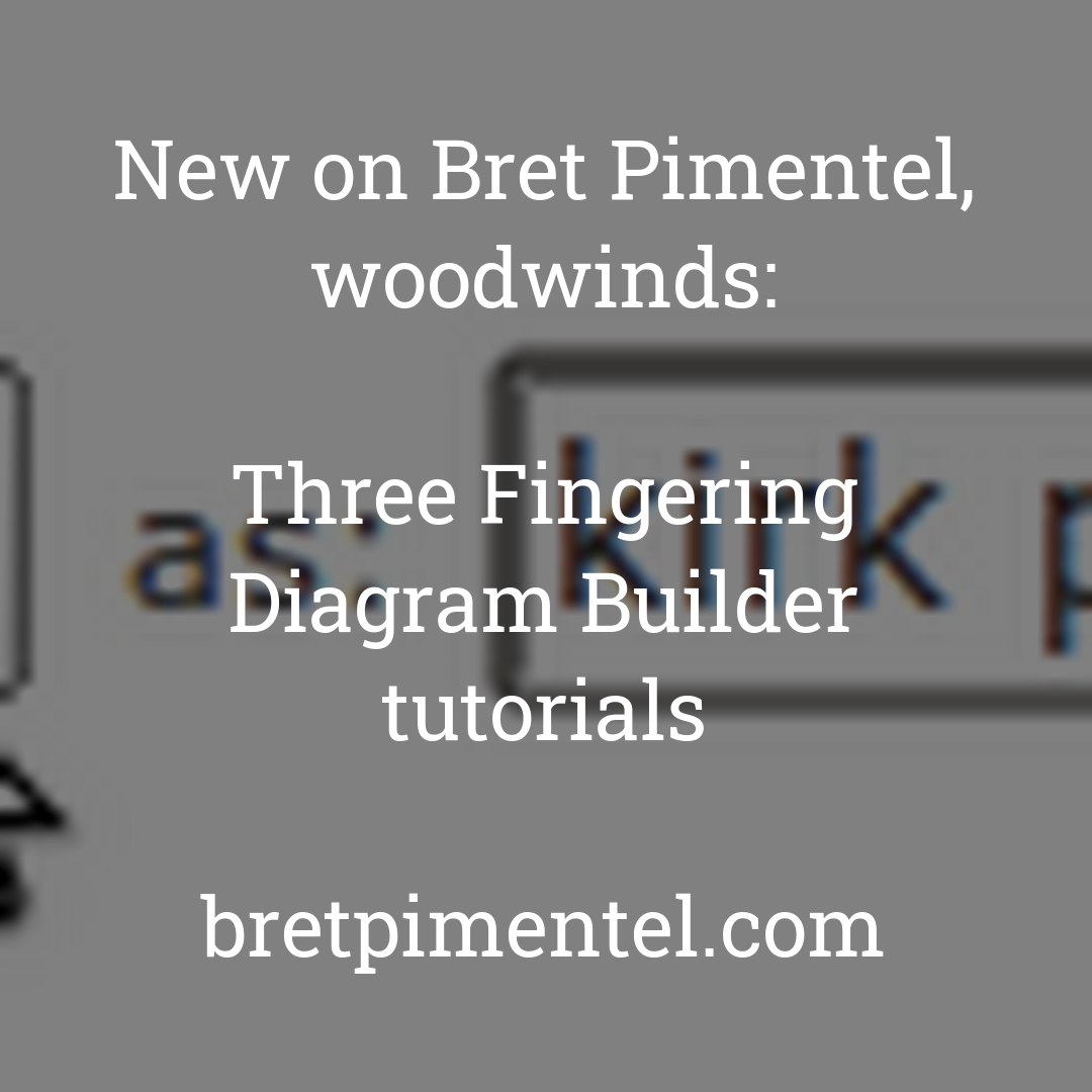 Three Fingering Diagram Builder tutorials