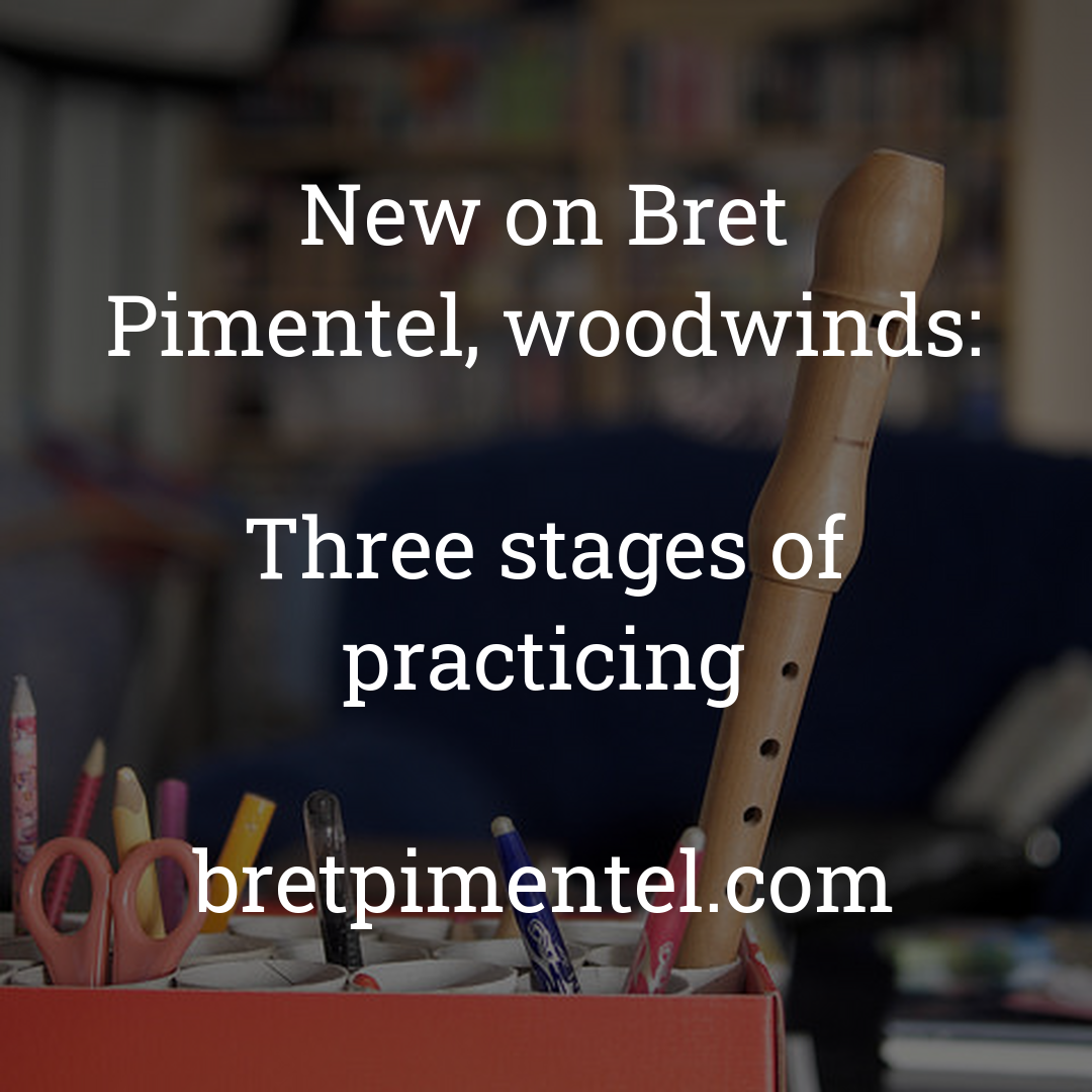 Three stages of practicing