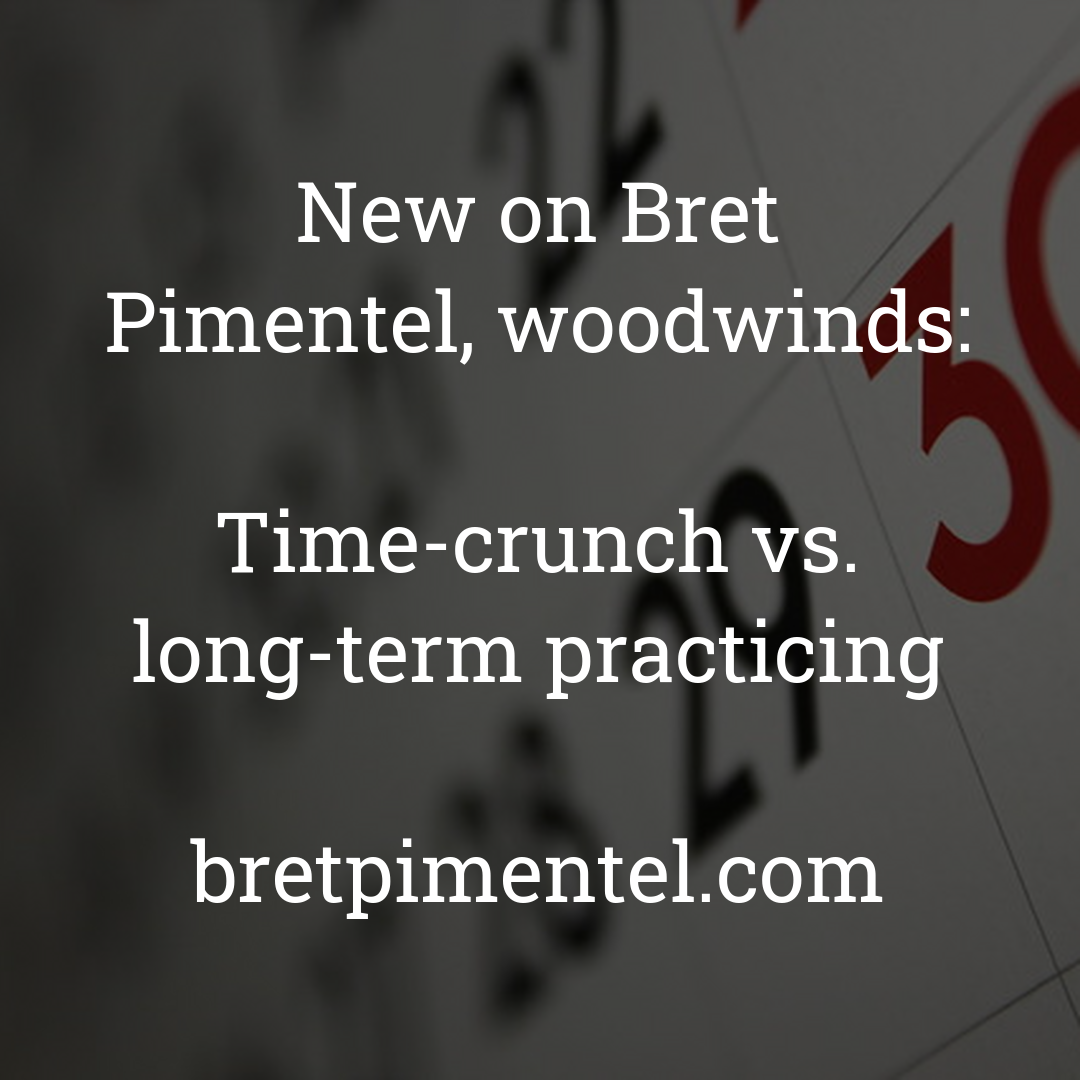 Time-crunch vs. long-term practicing