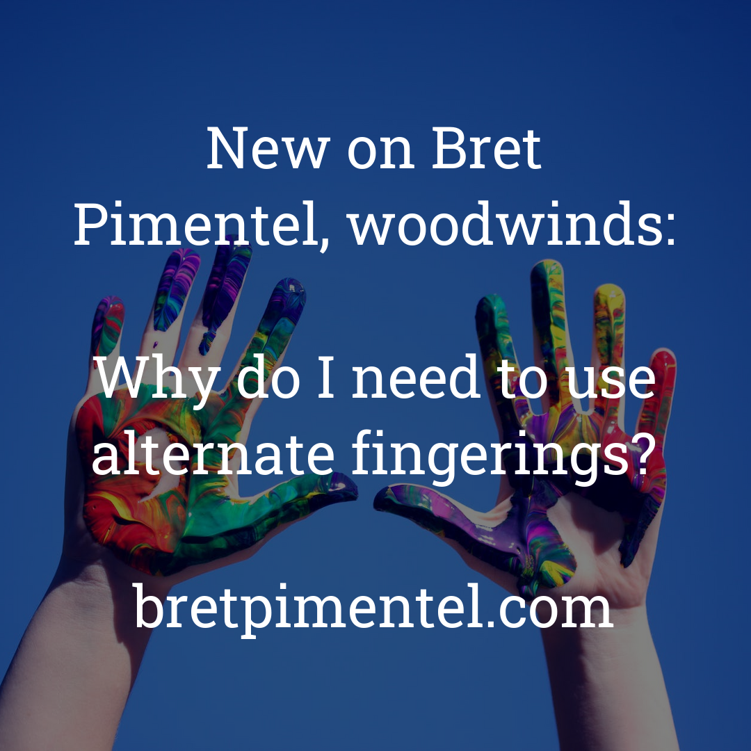Why do I need to use alternate fingerings?