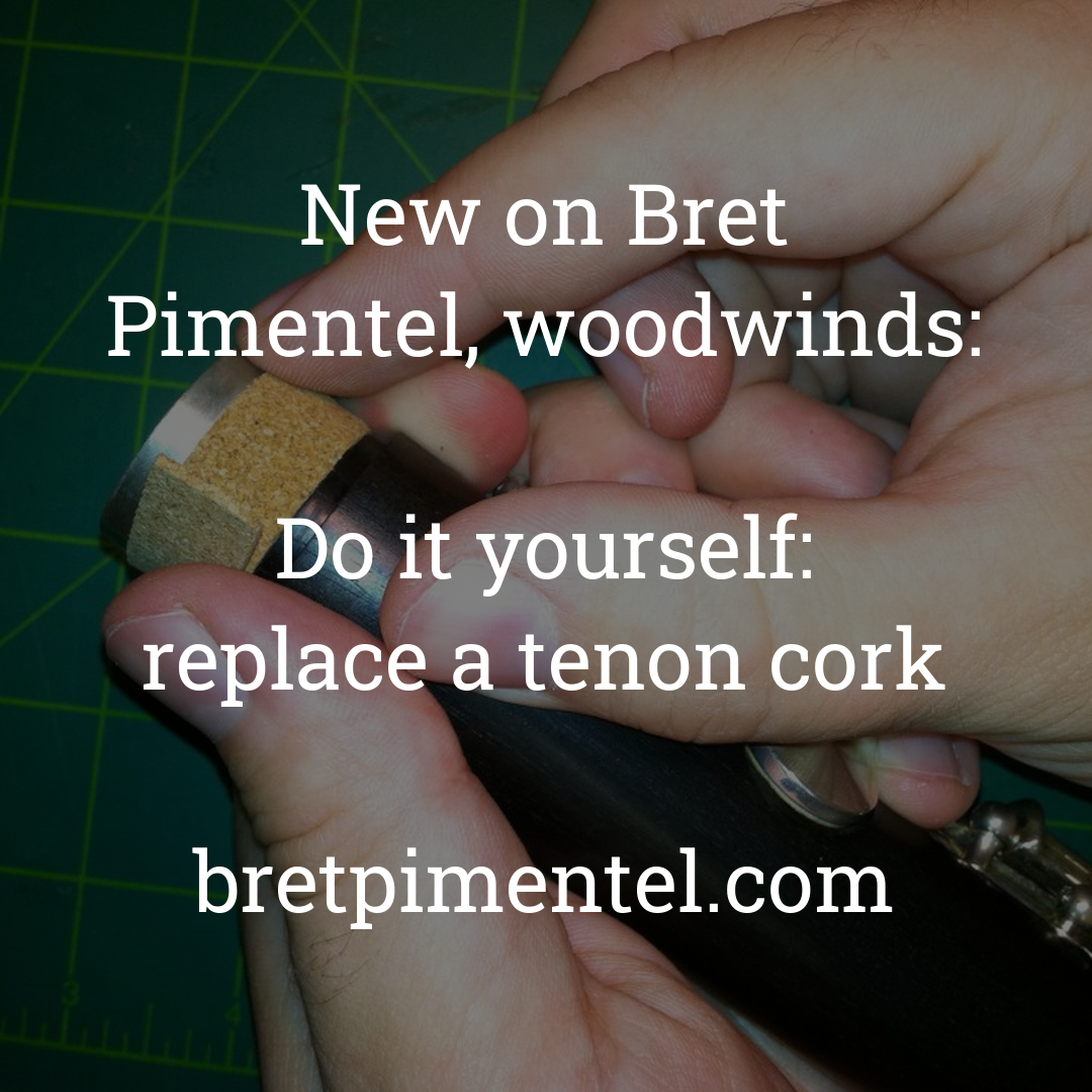 Do it yourself: replace a tenon cork