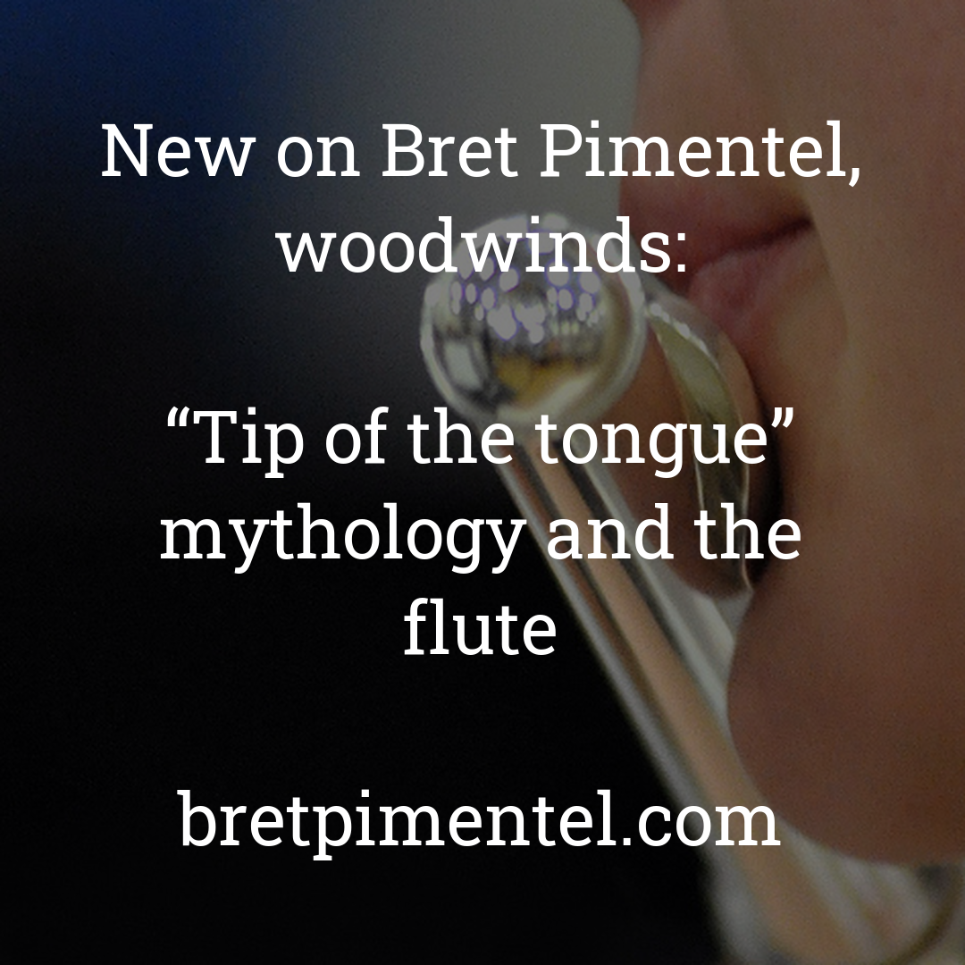 “Tip of the tongue” mythology and the flute