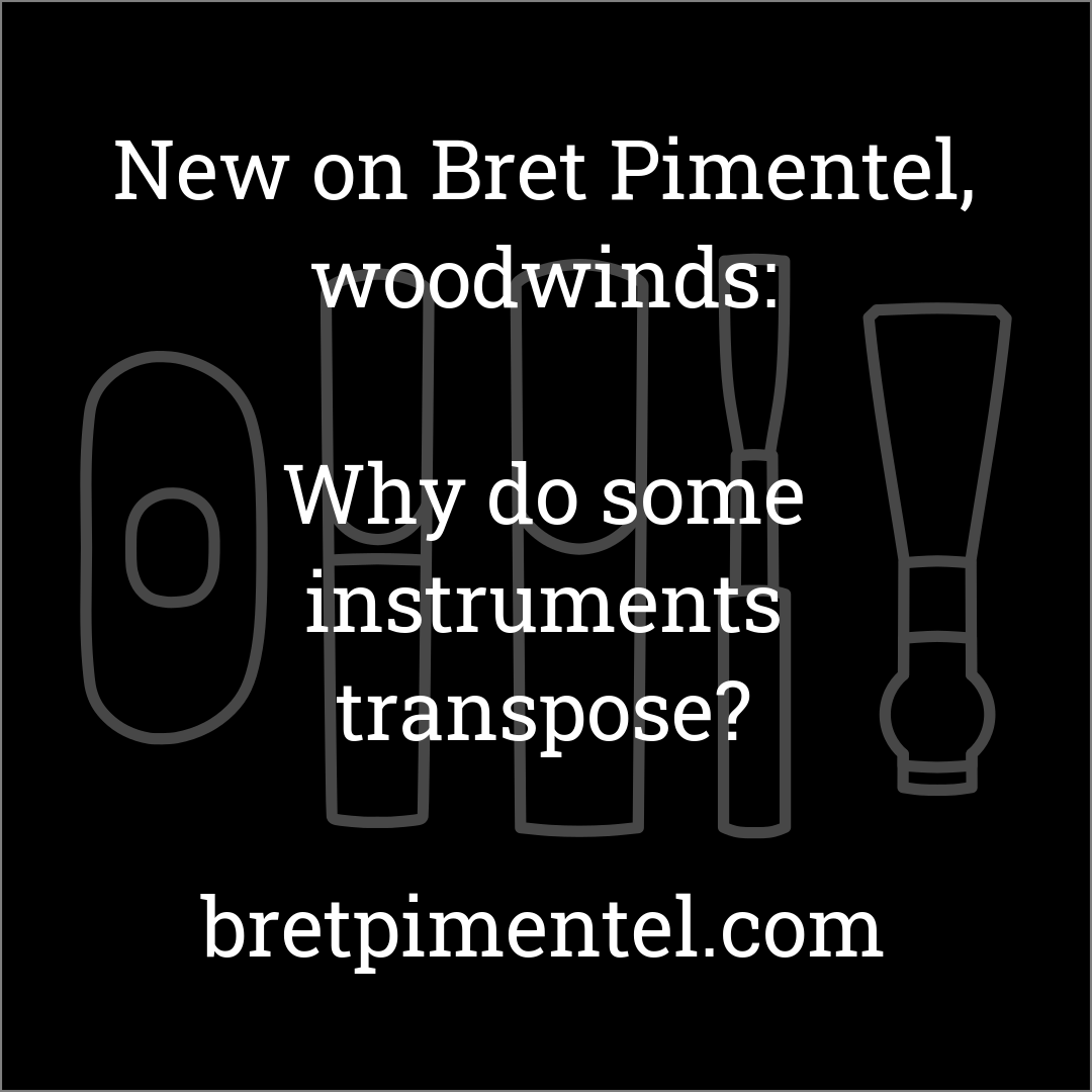 Why do some instruments transpose?