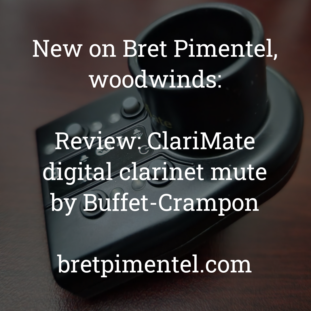 Review: ClariMate digital clarinet mute by Buffet-Crampon
